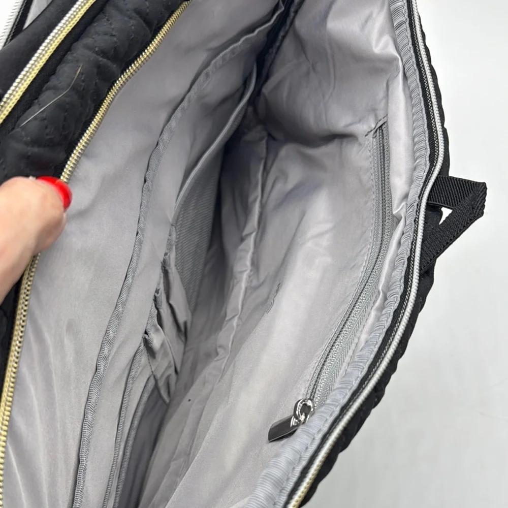 Bagsmart Black Quilted Computer Bag TOT7893B